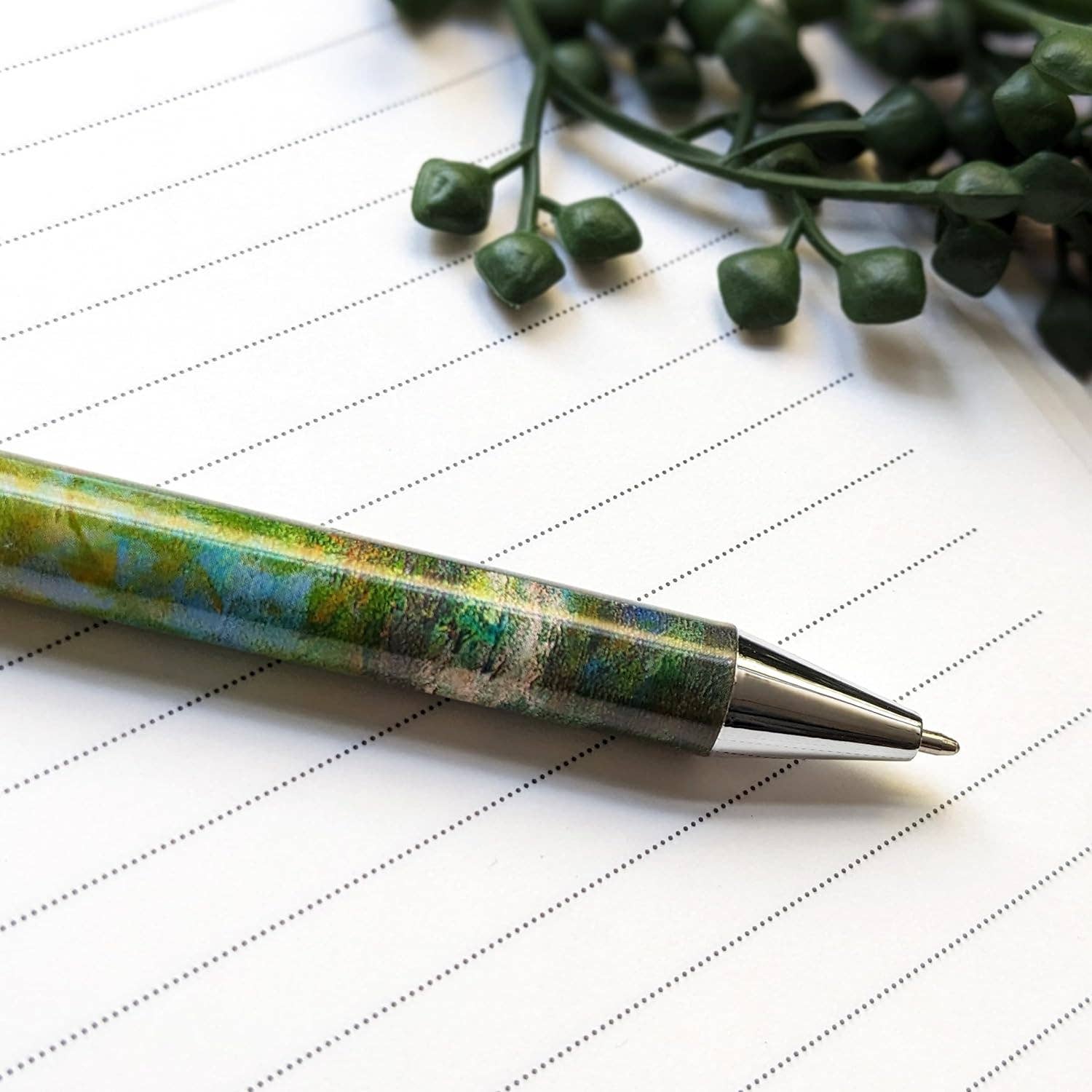 Robert Frederick Ltd – Großhandel Stift – Kugelschreiber Monet Seerosen im Geschenkbox6