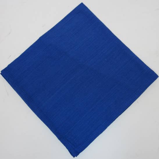 natural habitat - Wholesale Dinner & Cloth Napkin - Napkins Woven Homespun Solid Royal Blue #65