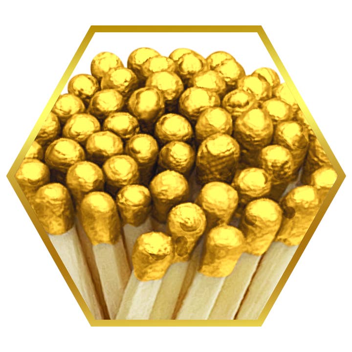 Thankful Greetings - Wholesale Matches - 4" Matches + Mini Cloche - Colors of Your Choice + Strikers25