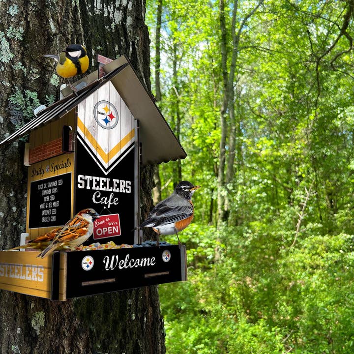 Alimentador de Pássaros Pittsburgh Steelers por atacado de Fan Creations