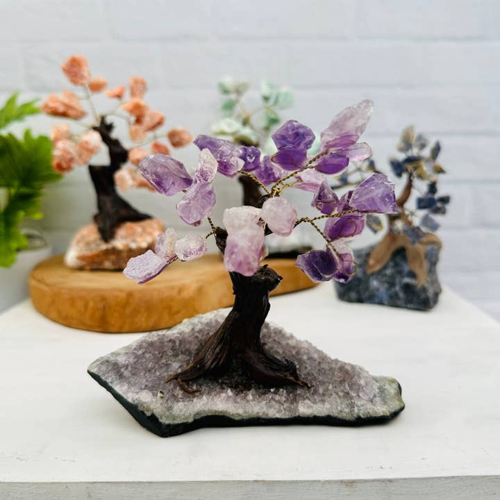 Rock Paradise - Wholesale Spiritual Stone/Crystal - Crystal Trees - Gemstone Crystal Trees with Crystal Stone B1