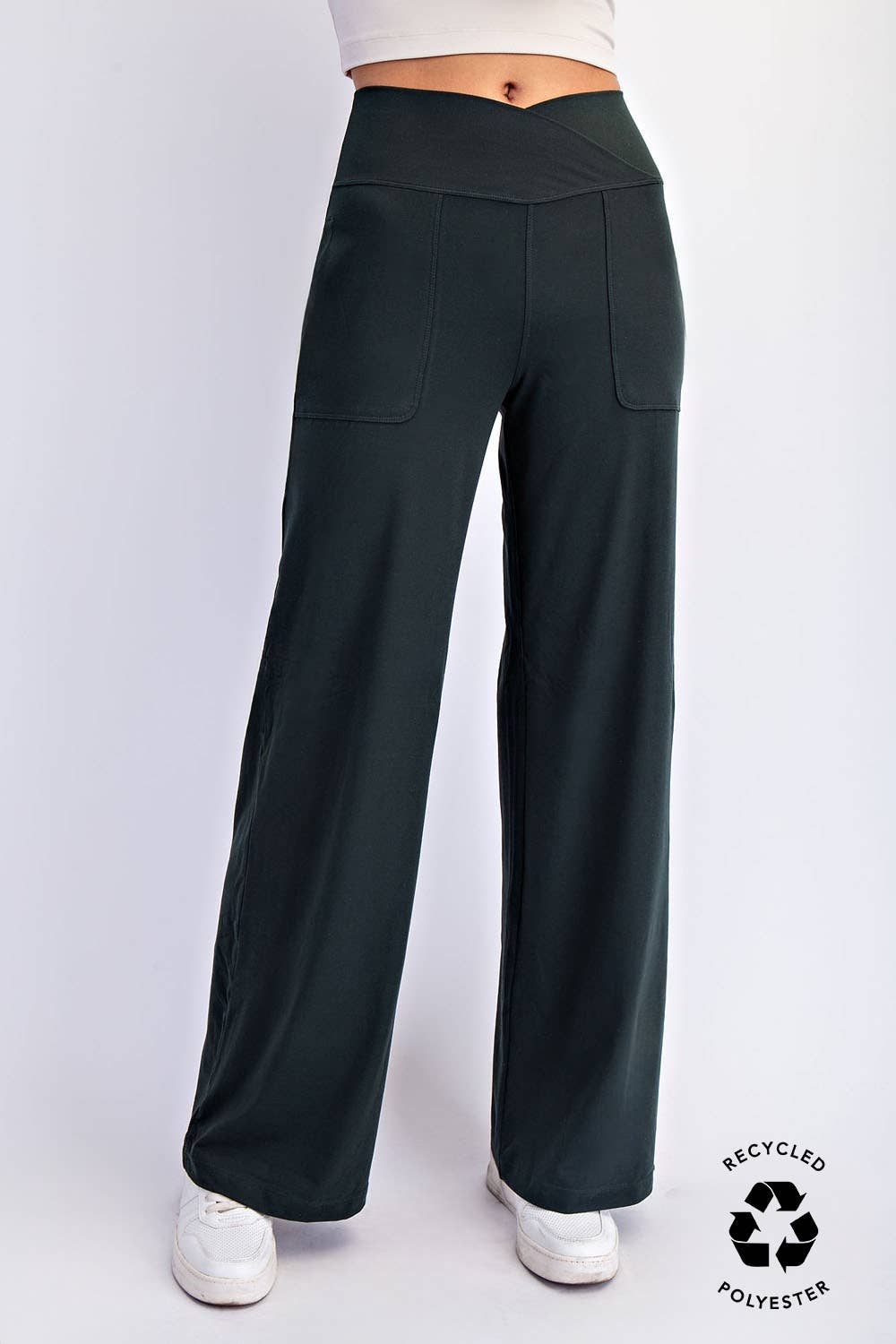 Rae Mode - Wholesale Pants - Women's - RECYCLED BUTTER V WAIST WIDE PANT18