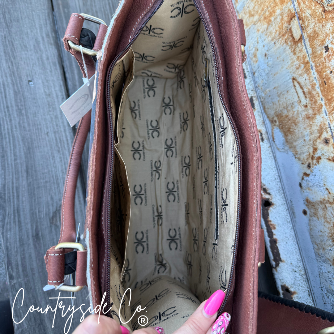 Texas Western Cowhide Bags and More - Wholesale Shoulder Bag - Women's - Primrose Leather Purse6