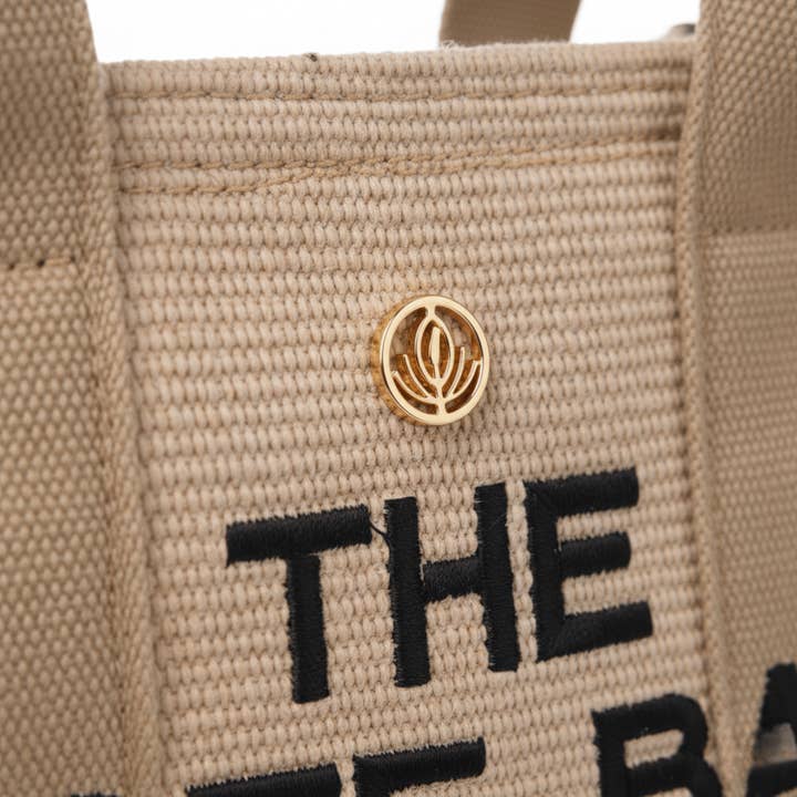 VIA FIORE – Engroshandel Tote bag - Dame – VIA FIORE Canvas Tote Taske med Sort Kant6