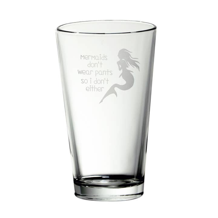 Sjöjungfrur bär inte byxor pint glas för wholesale av Mixing Spirits
