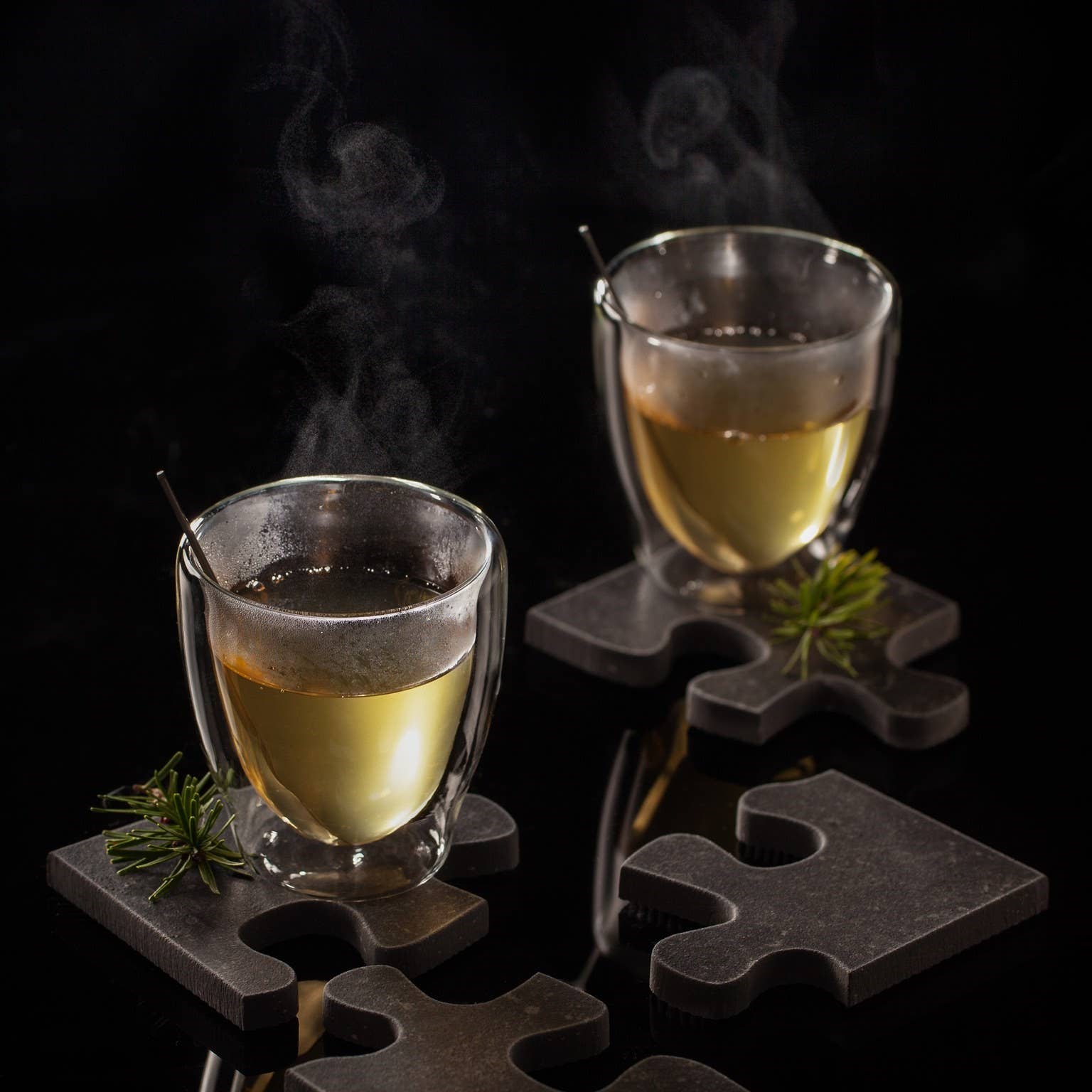 THINK TODAY - Wholesale Coasters - Puzzle Ceramic Cooler Coasters3