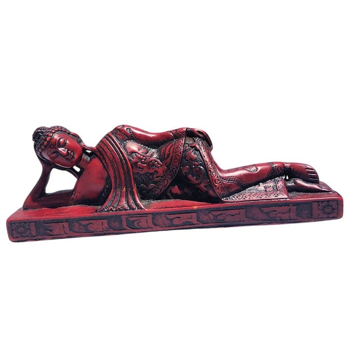 Sleeping Buddha Buddha wood looking RB-164R for wholesale by Dorjebajra Tibet Shop