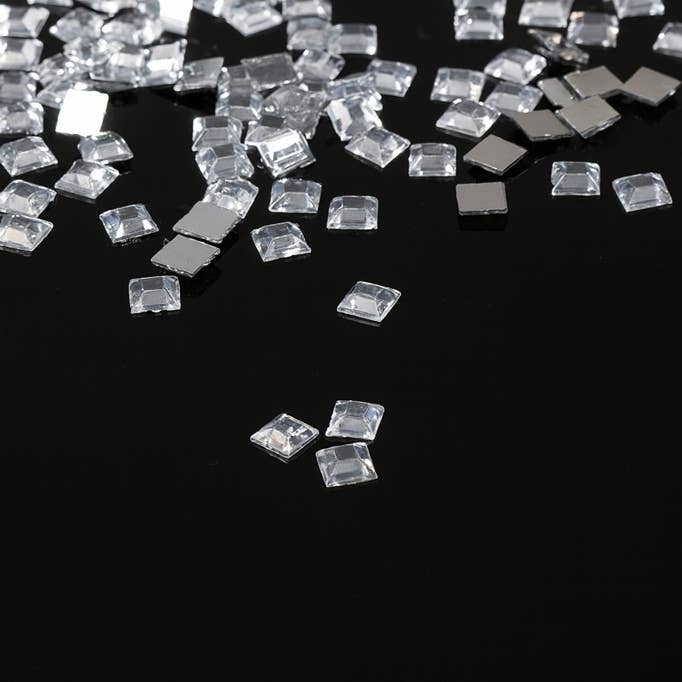 Factory Direct Craft - Wholesale Wall Mirror - 5mm Square Mosaic Mirror Embellishments - Pack of 300 pieces1