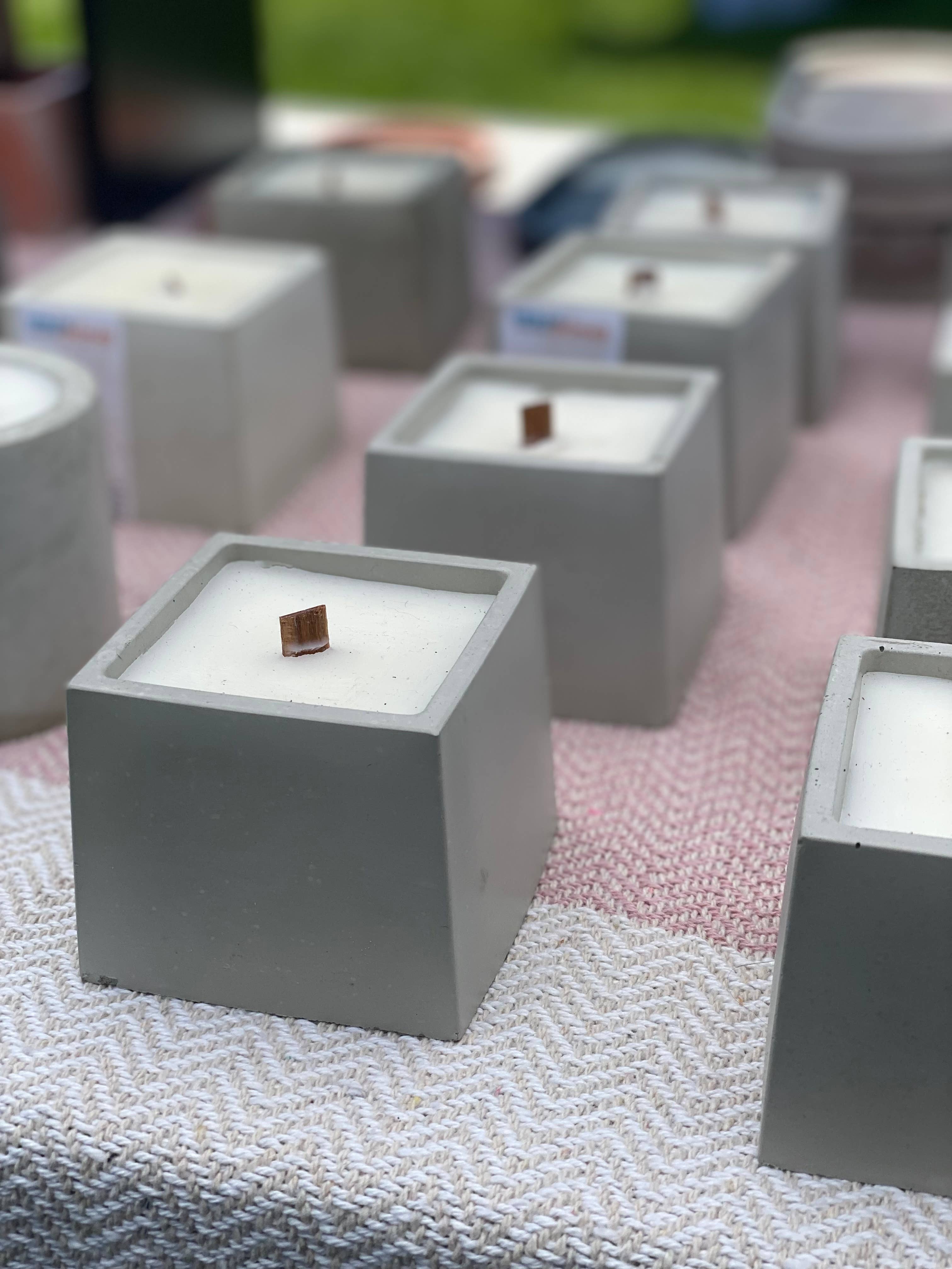 Urban Nomad - Wholesale Jar/Filled Candle - Tranquility | Luxury Coconut Soy Concrete Candle5