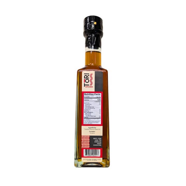Hongar Farms - Wholesale Cooking Oil - Tori Kitchen Toasted Sesame Oil (240mL Castollata)1