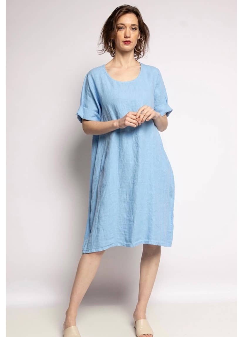 LINEN & COTTON HOUSE – Großhandel Kleid – Damen – Leinenkleid 167 Frühling Sommer Kollektion43