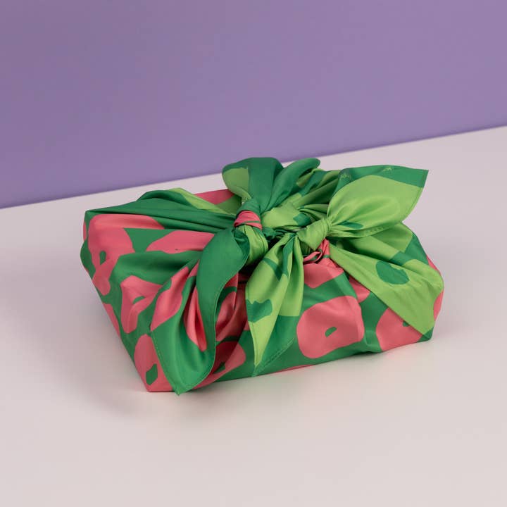 Keiko Furoshiki - Wholesale Flat wrap - Furoshiki Reusable Japanese Fabric Gift Wrap Kanoko Forest1