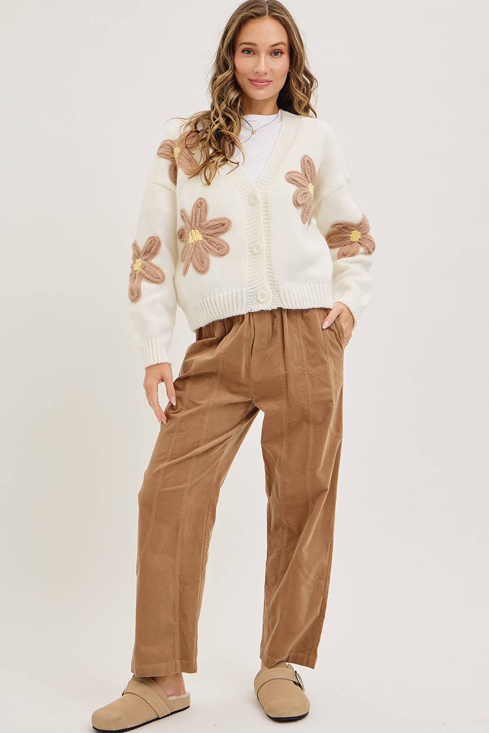 Sweet Lovely by Jen - Wholesale Pants - Women's - EASY CASUAL EVERYDAY PULL-ON RELAXED  CORDUROY PANTS 4