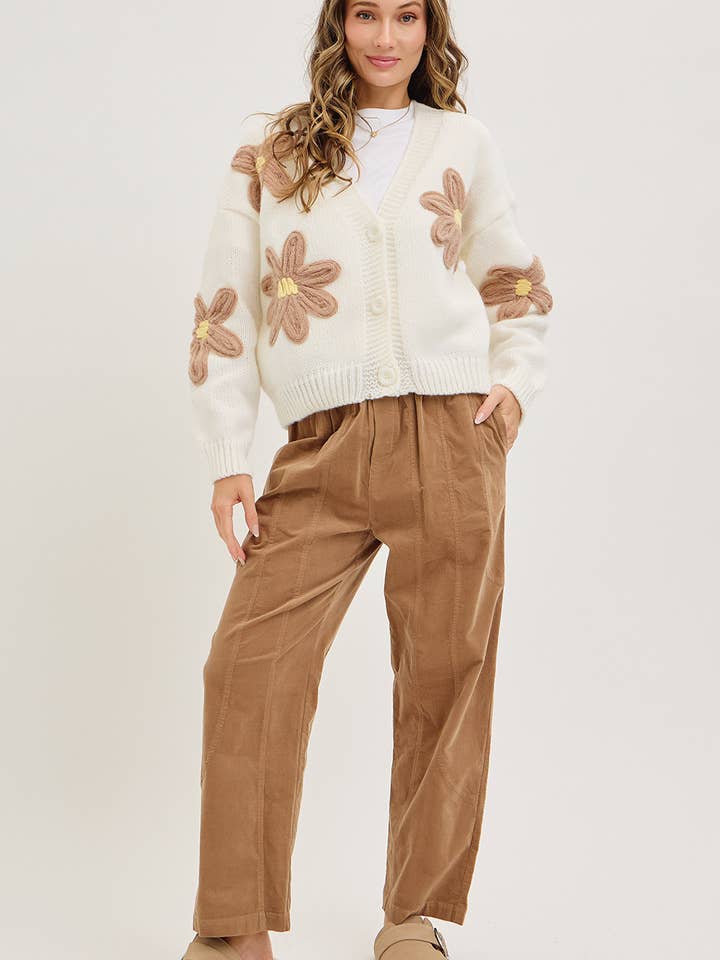 Sweet Lovely by Jen - Wholesale Pants - Women's - EASY CASUAL EVERYDAY PULL-ON RELAXED CORDUROY PANTS 4