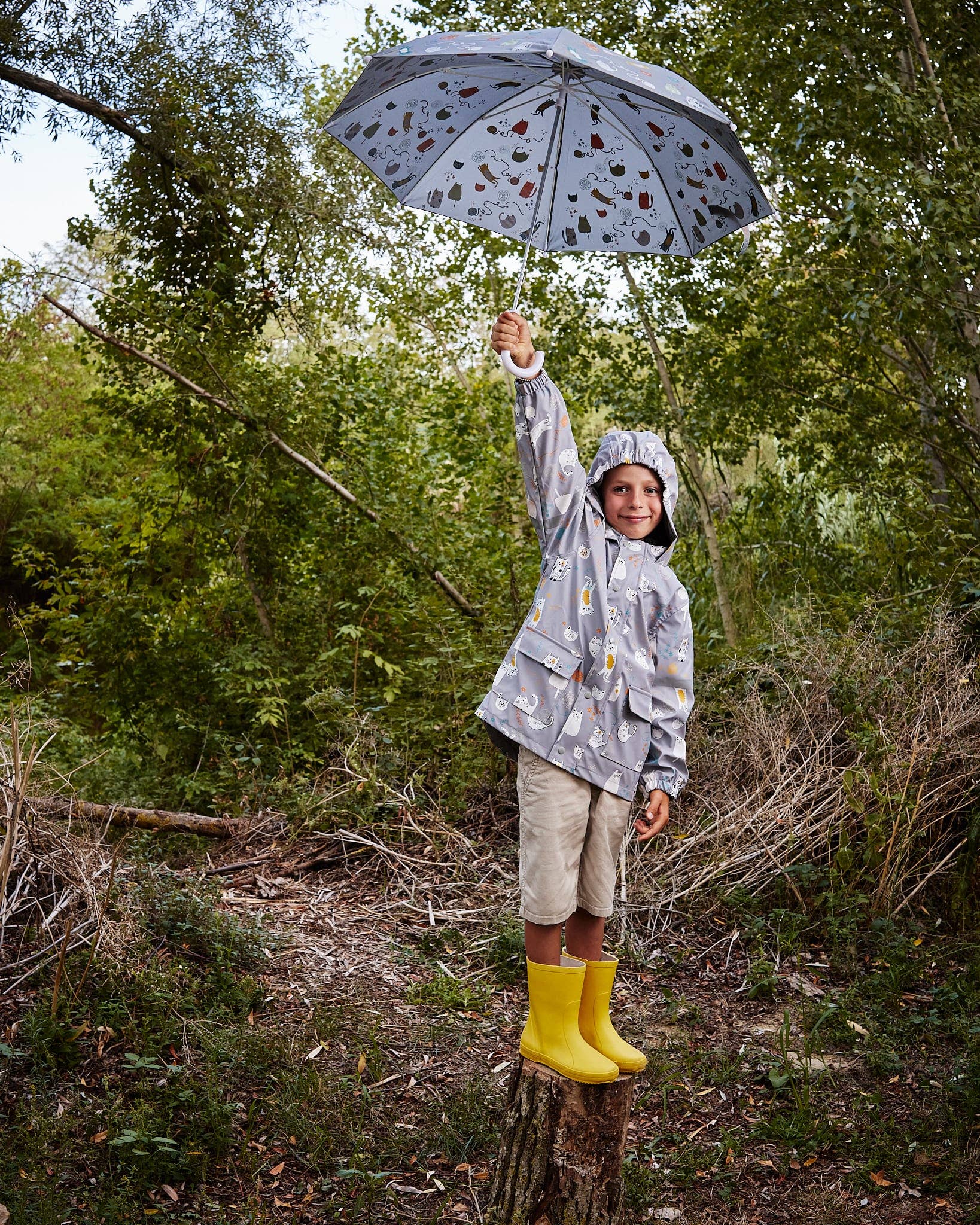 ECOMIKRO by Tatanatura - Wholesale Raincoat - Kids - The Color Changers by Mikro1