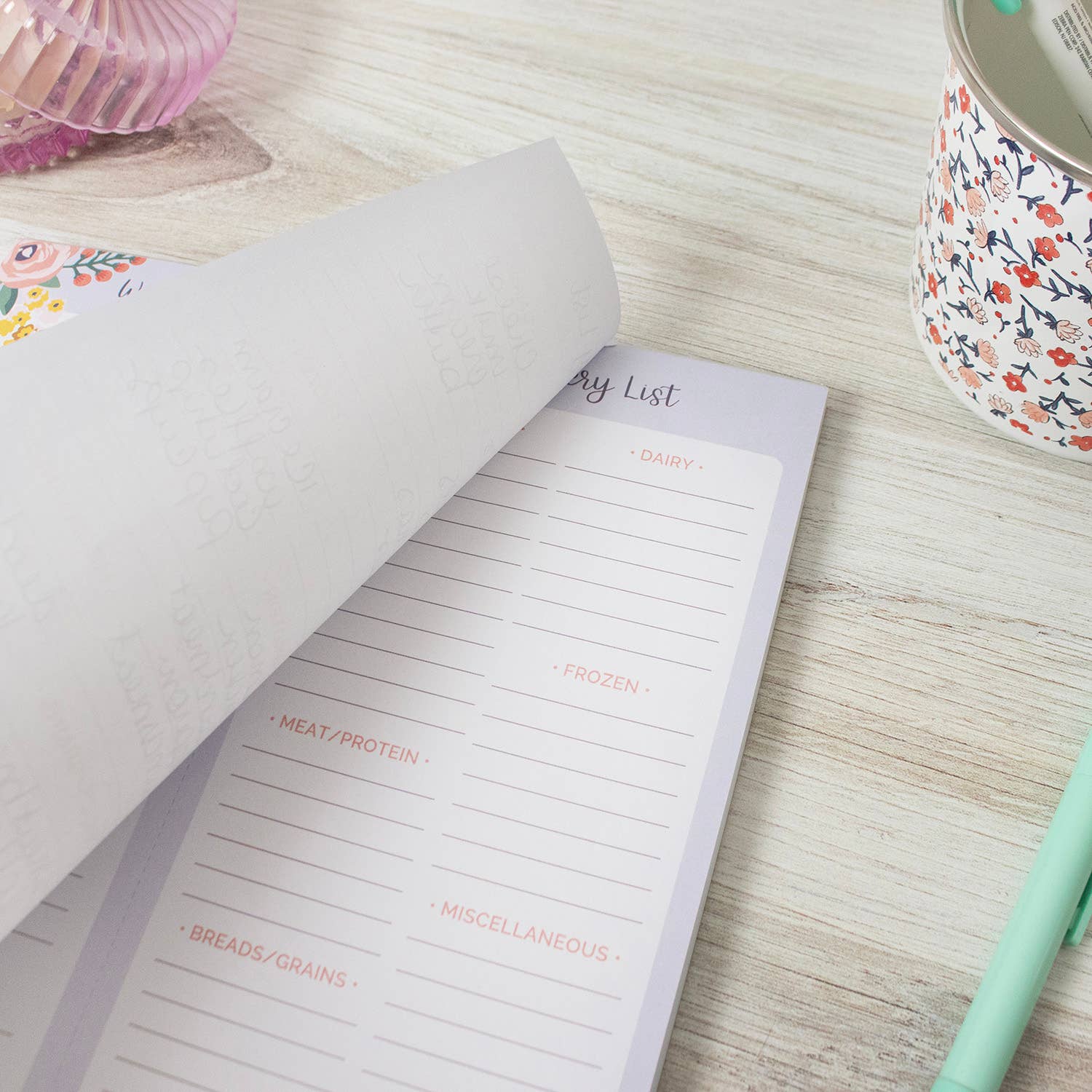 bloom daily planners - Wholesale Notepad - 8.5x11 Meal Planning & Grocery Pad7