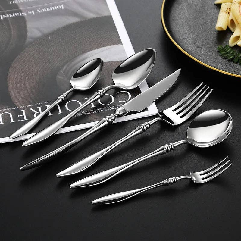 Kiyo Home - Wholesale Assorted Cutlery Set - French Stainless Steel Cutlery | Stainless Silverware Set1