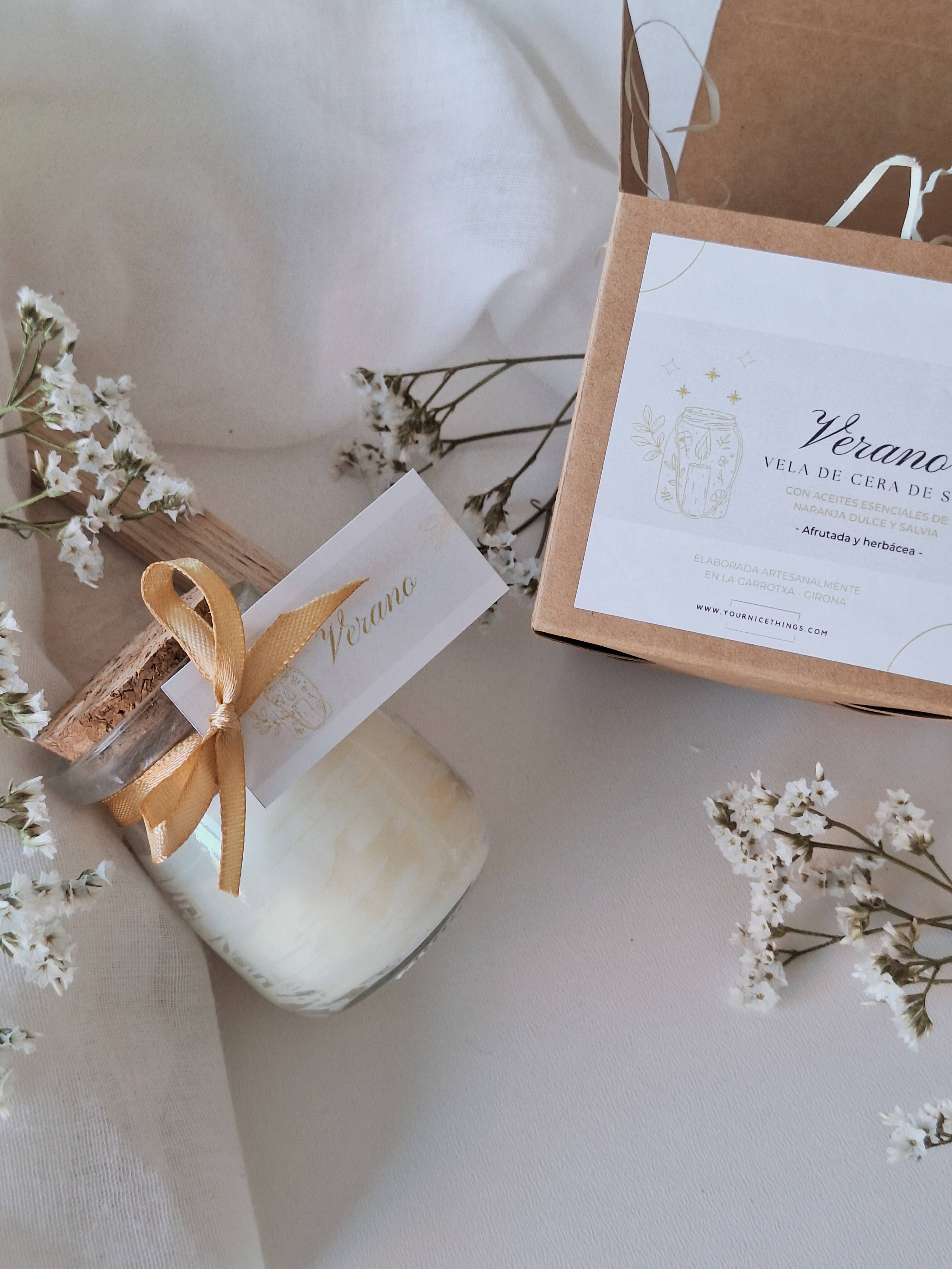 Your Nice Things - Candles - - Wholesale Pot/gevulde kaars - Sojakaars in glazen pot zoete sinaasappel en salie1