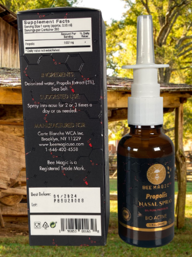 Bee Magic – wholesale Näsvård – Propolis 5% nässpray, Kosher OU4
