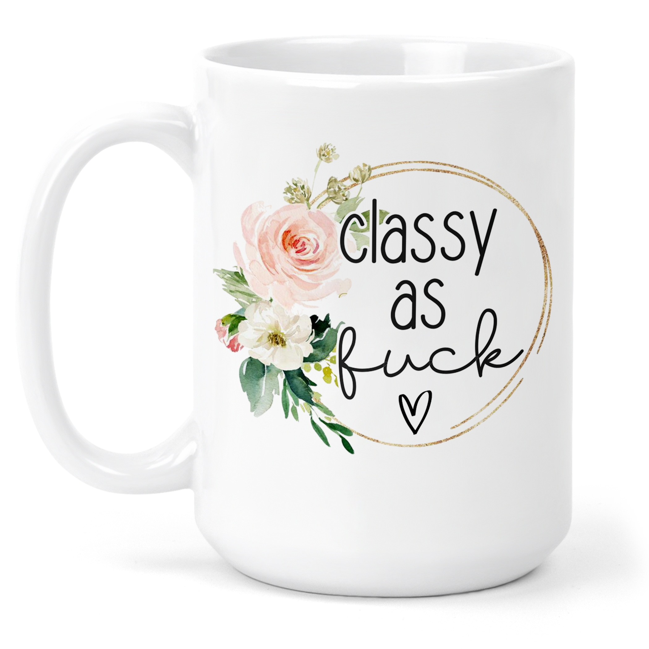 tcbco - Venta al por mayor Taza - Taza de cerámica Classy As Fuck de 15 onzas0