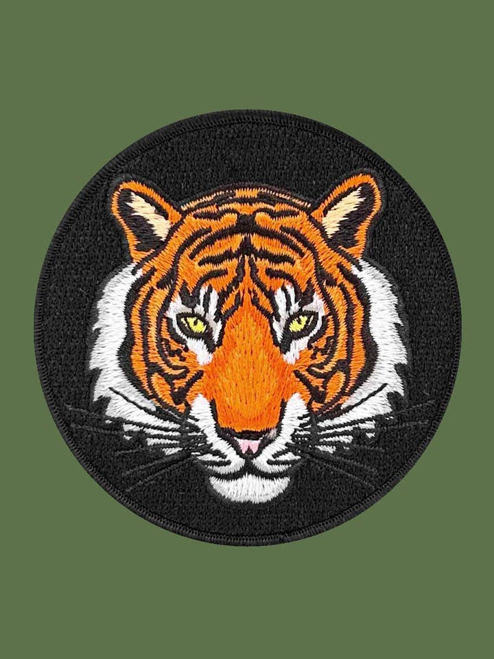 Velcro Patch Tiger for wholesale by WOOLF WITH ME®