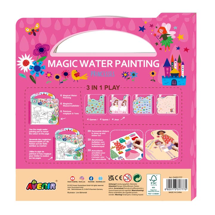 Magic Water Painting Princesses for wholesale by KidAntics