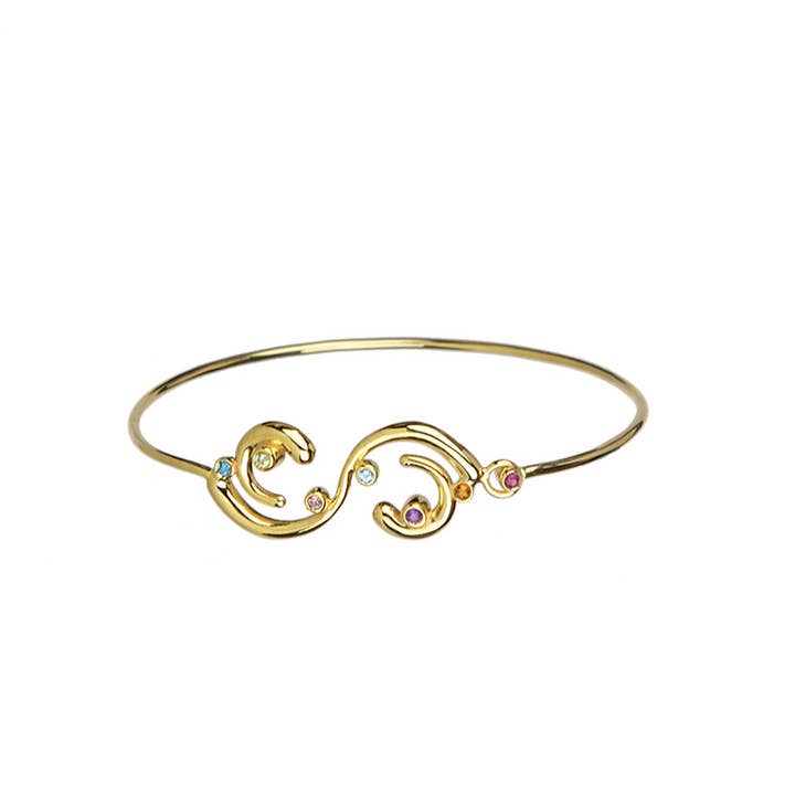 Euphoria Armband - Gold, Halbedelsteine für den Großhandel von Eleni Orfanou