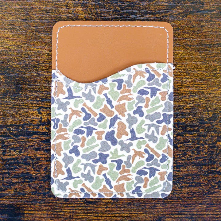 Duck camo - Phone wallet. for wholesale by Scent South