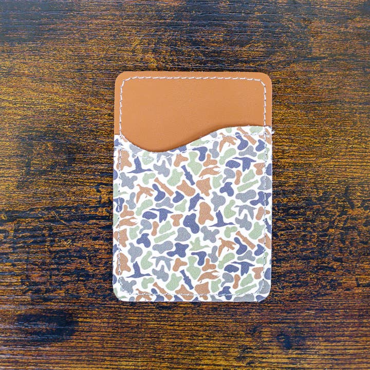 Porte-cartes de téléphone - Camouflage canard. pour la vente par Scent South