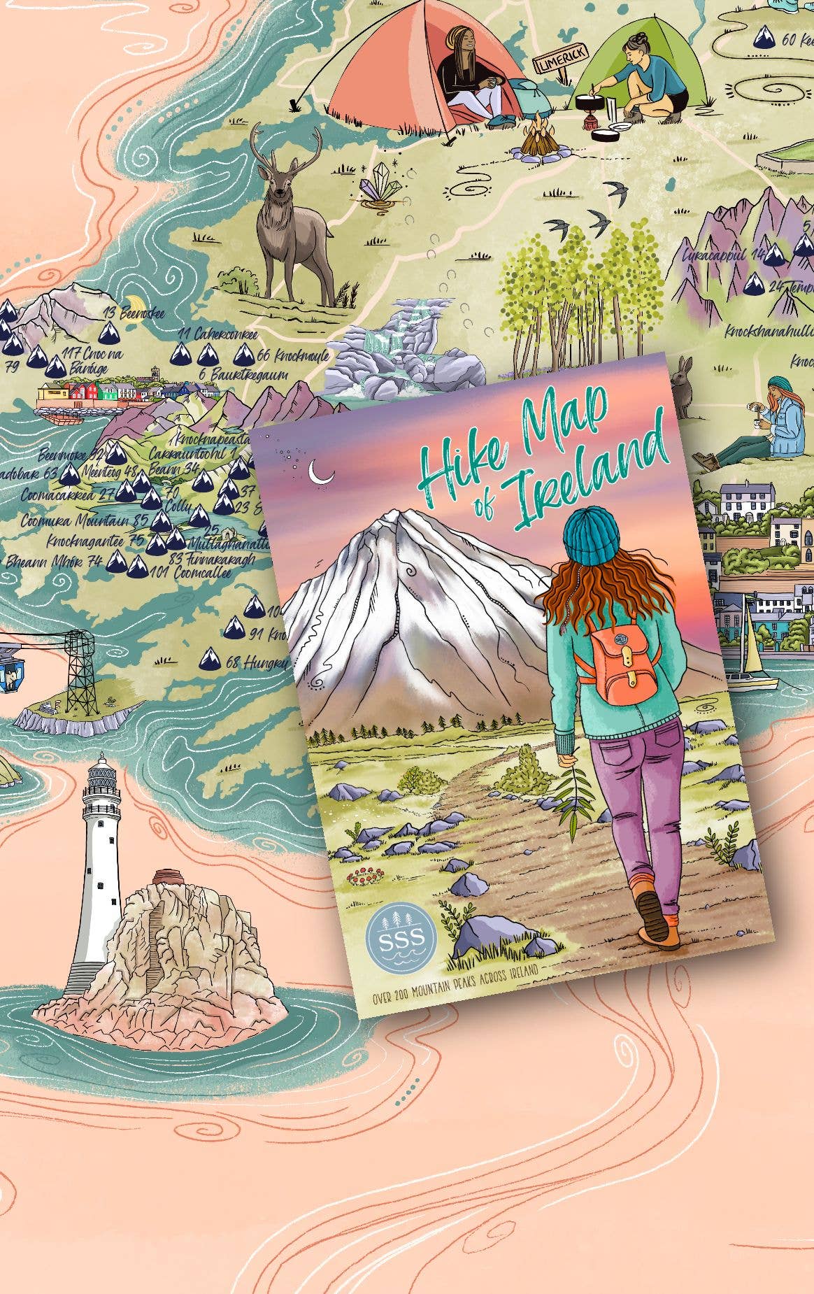 Salty Sisters - Wholesale Transportation Book - Hike Map of Ireland1