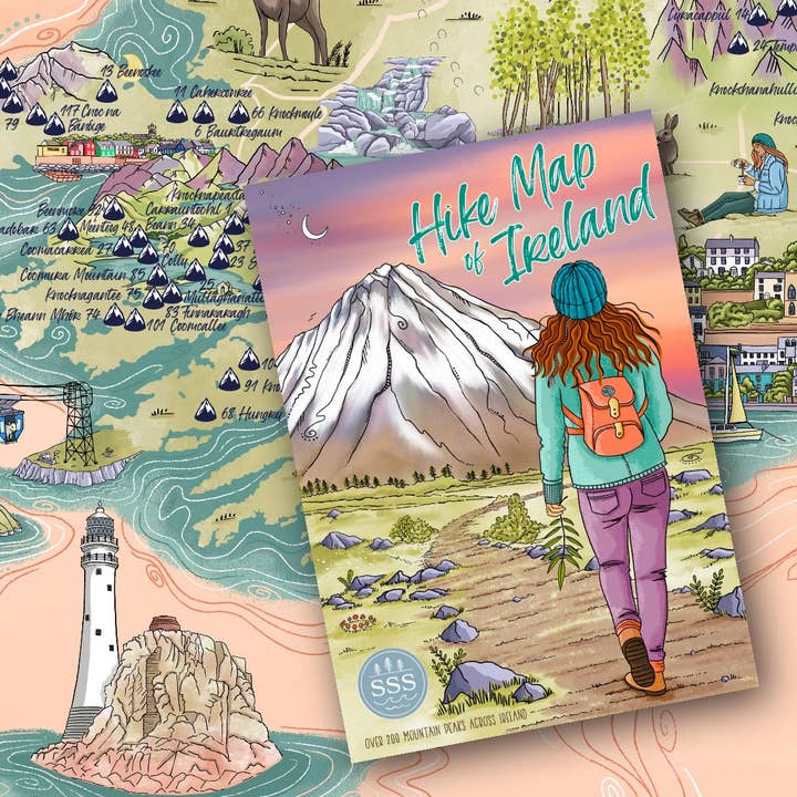 Salty Sisters - Wholesale Transportation Book - Hike Map of Ireland1