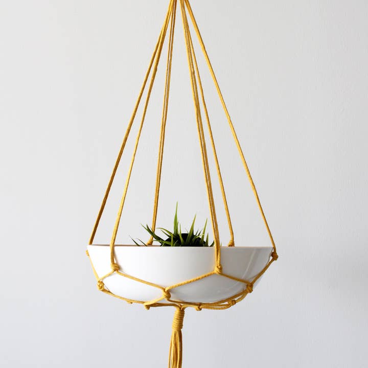 Handmade Macrame Plant Hanger, Hanging Planter for wholesale by Freefille Market