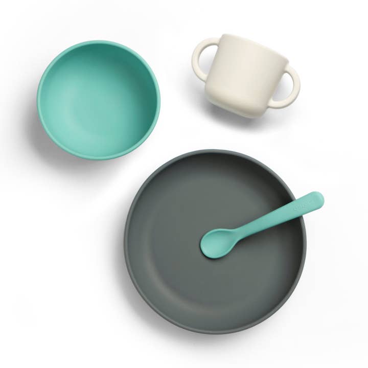 Set per pappe in silicone - Lagoon per la vendita all'ingrosso da parte di Ekobo Australia