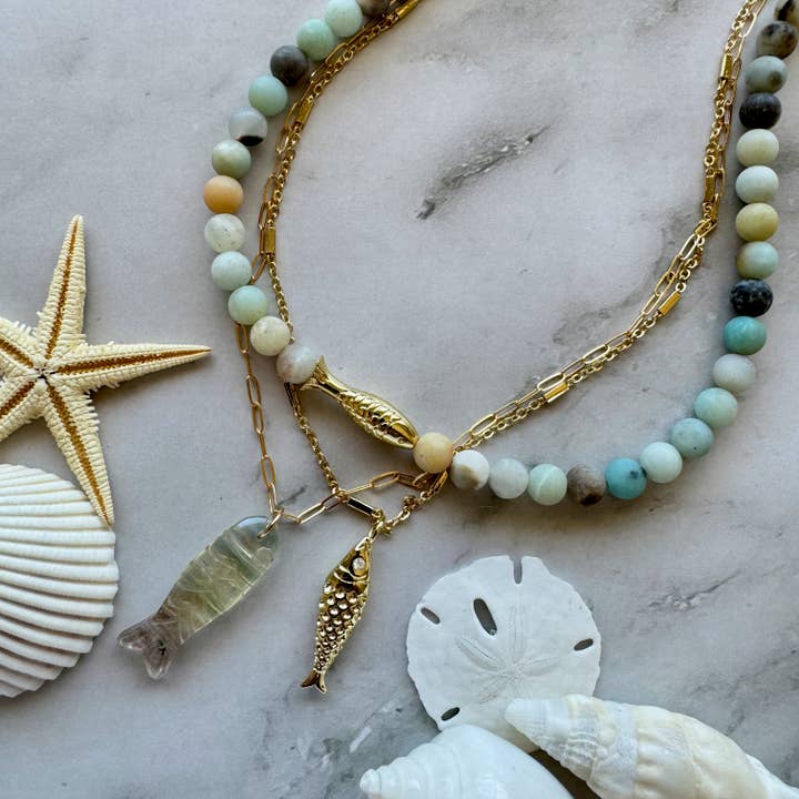 Jessica Matrasko Jewelry - Wholesale Pendant/Charm Necklace - Asier Fish Necklace5