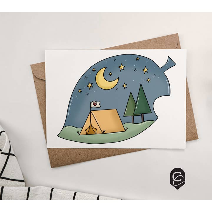 Cartão Camp Leaf por atacado de Curiously Cursive