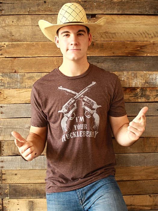 Mason Jar Label - Wholesale Screen Printed T-Shirt - Men's - Huckleberry