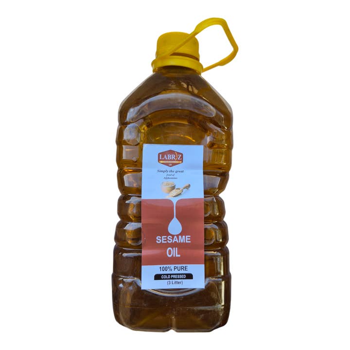Óleo de Sésamo Puro – Natural Biológico de Qualidade Premium + Amostra grátis! – 2,5 L por atacado de Nut Fusion