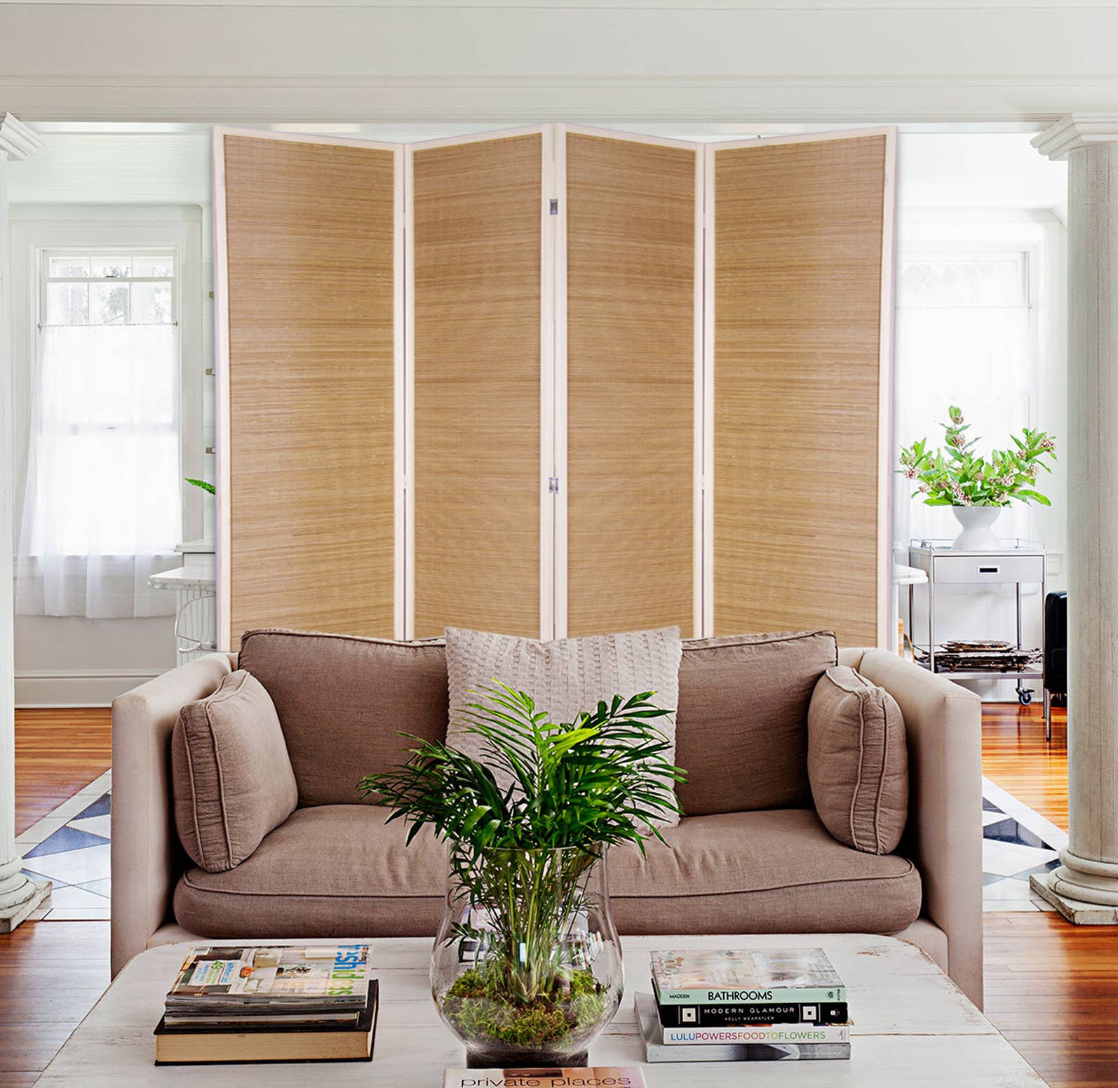 Screen Gems - Wholesale Room Divider - Osaka Screen Gems 3 Panel Bamboo Room Divider2