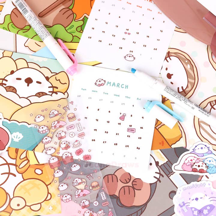 JeanaDraws - Wholesale Calendar - 2024 Lakko Acrylic Calendar6