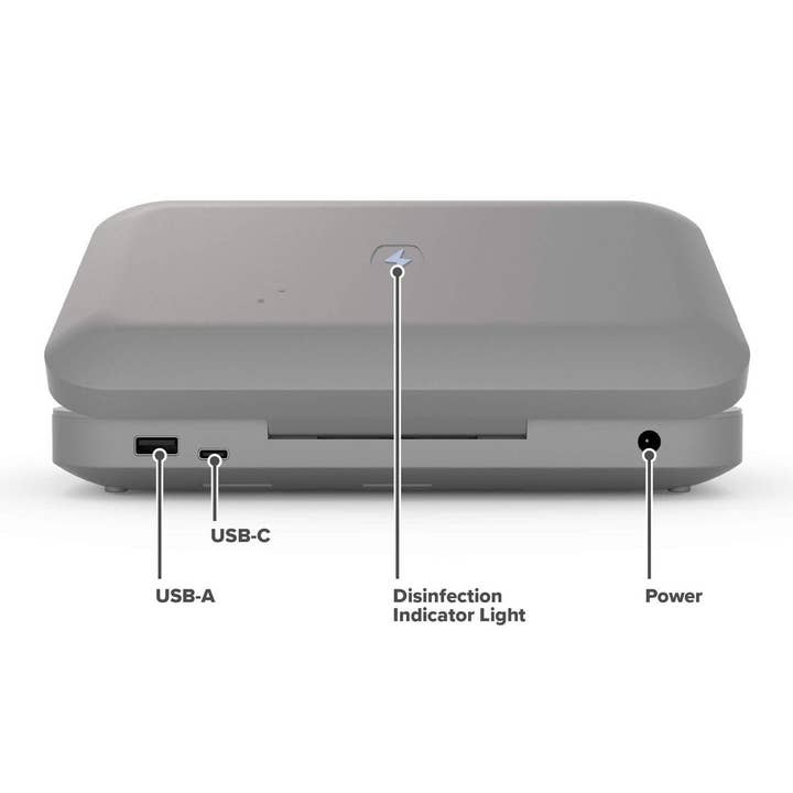PhoneSoap - Vente Chargeurs portables - Désinfectant pour téléphone cellulaire UV PhoneSoap 3 (argent)1