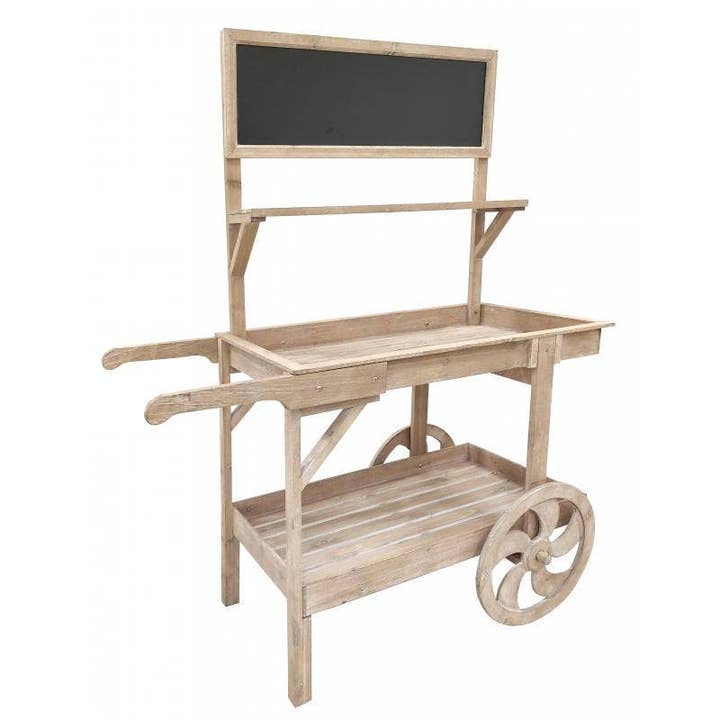 Aubry Gaspard - Wholesale Retailer Display Stand/Case - antique wooden presentation cart