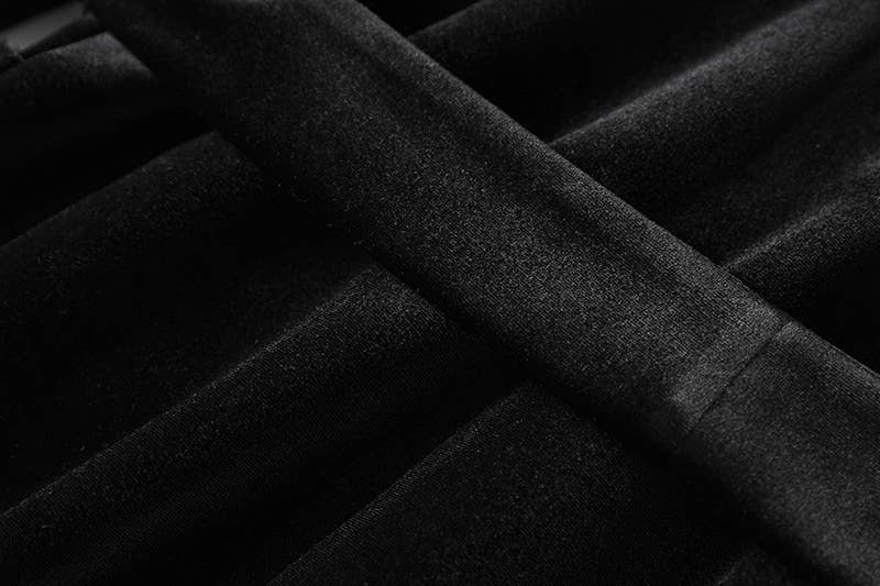 Productseeker – wholesale Kostymset – Dam – SET041 Kraftig pärlbyxa i sammet med breda ben24