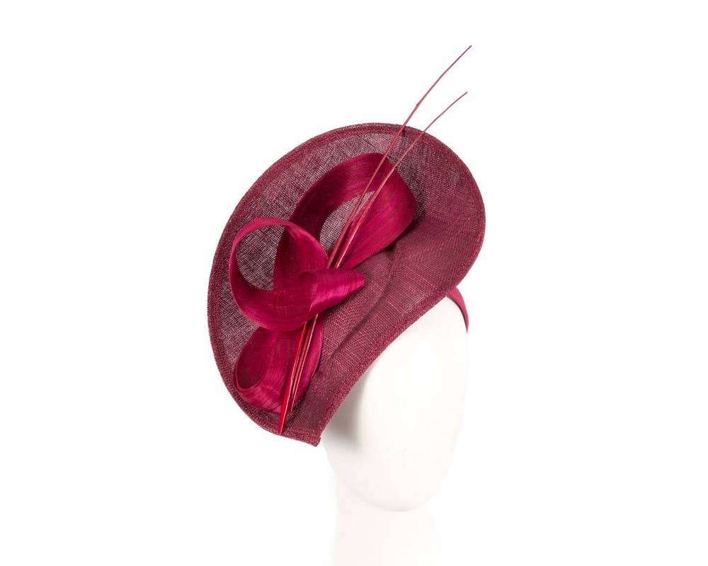 Max Alexander by Cupids Millinery Melbourne - Wholesale Fascinator Hat - Women's - Large sinamay fascinator with loops and feathers9