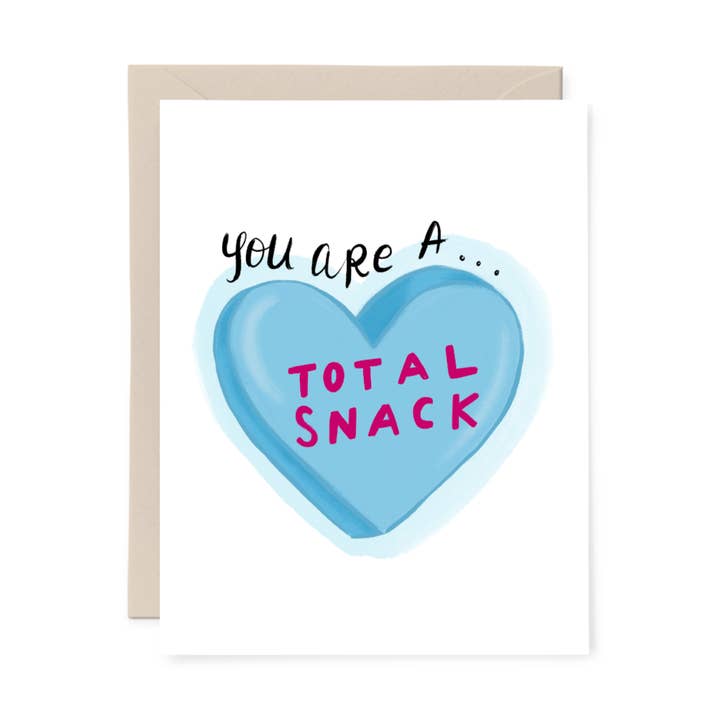 You Are A Total Snack Greeting Card for wholesale by OHH MAI DESIGN