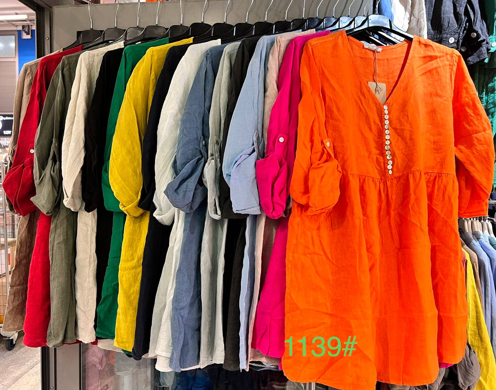 LÉA & LUC - Vendita all'ingrosso Vestito - Donna - Abiti in 100% lino RIF. 11396