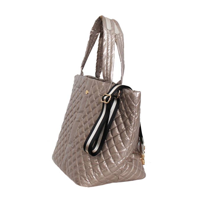 Lemonbella - Wholesale Draagtas - Dames - De Debra Diamond Tote Champagne2