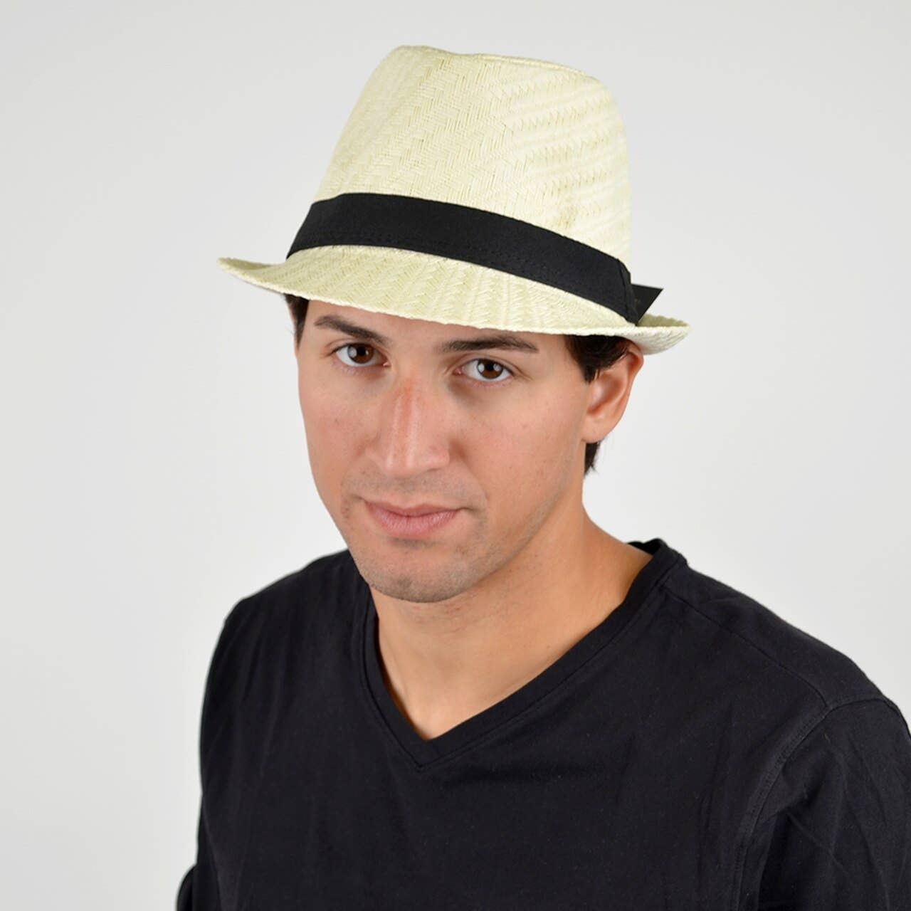 Selini New York - Wholesale Fedora - Unisex - Spring/Summer Twill Weave Fashion Trilby Fedora Hats with4