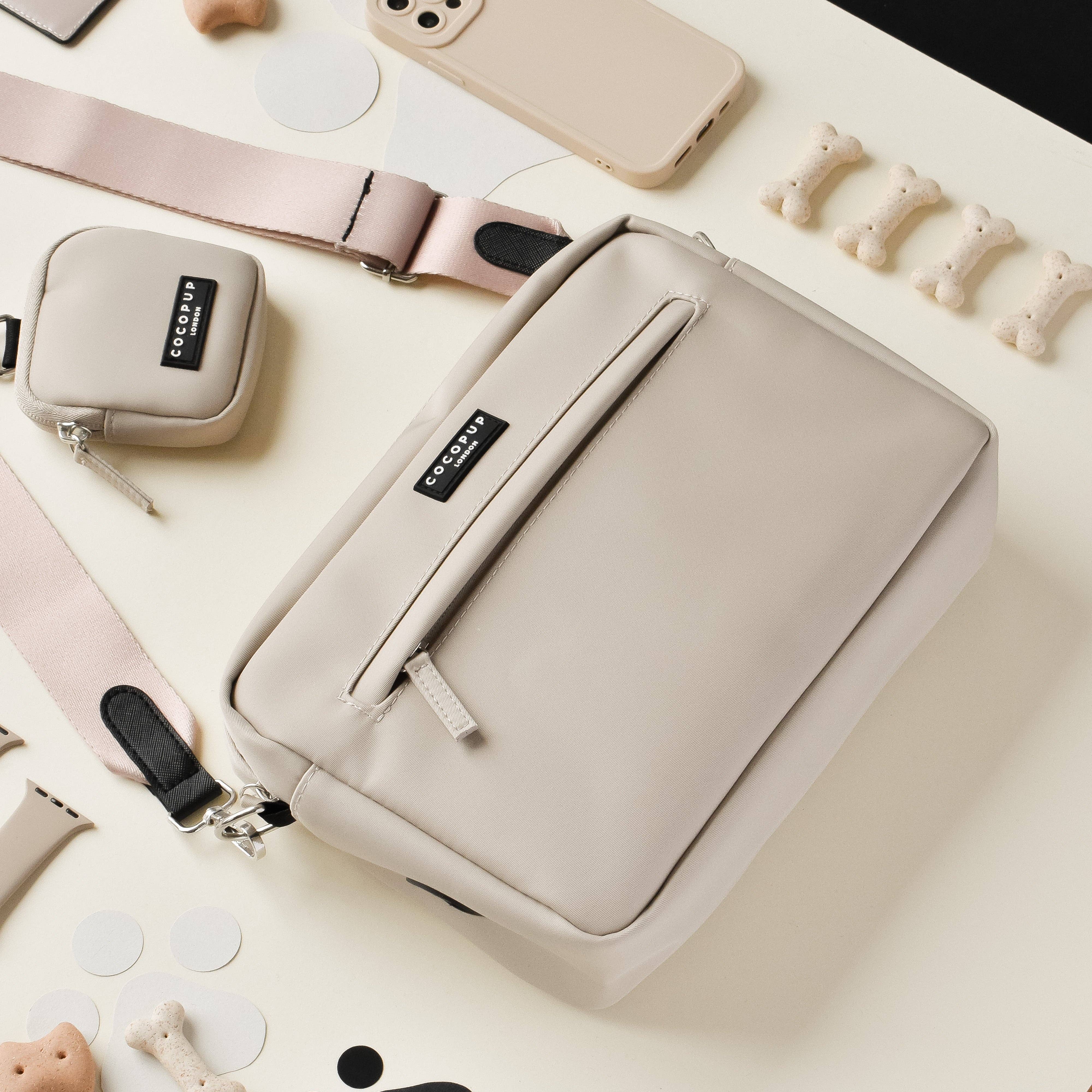 Cocopup London – Engroshandel Pose til godbidder - Hund – Stor hund Walking Bag - Caramel Latte2