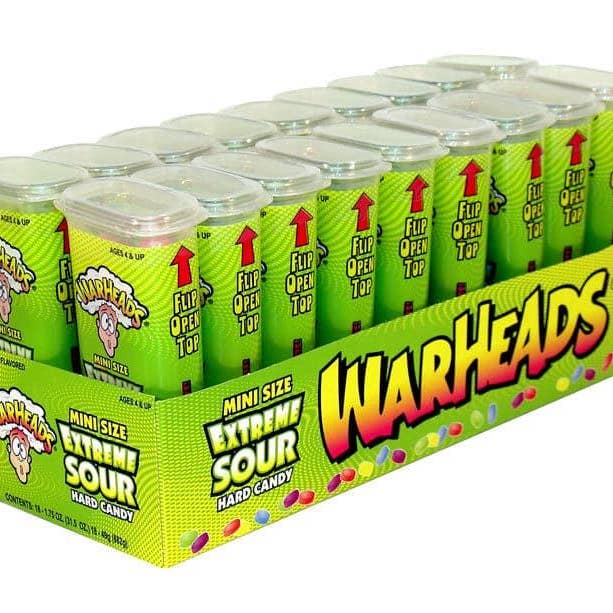 Royal Wholesale - Wholesale Hard Candy - Warheads Extreme Sour Juniors Candy Dispensers 1.75oz