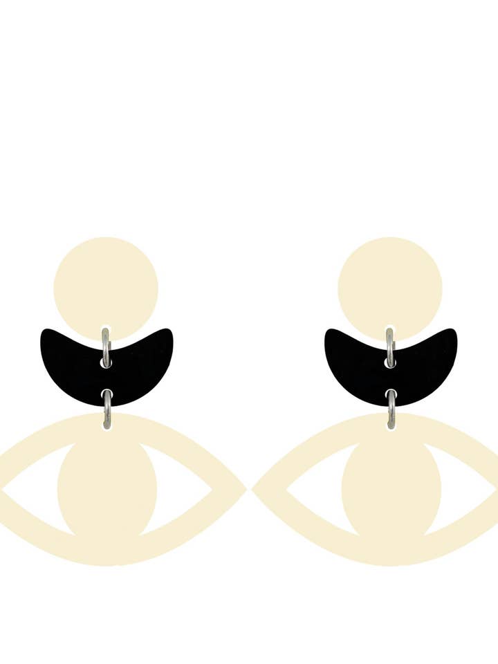 Olimpia Bone Earrings for wholesale by Orella Design